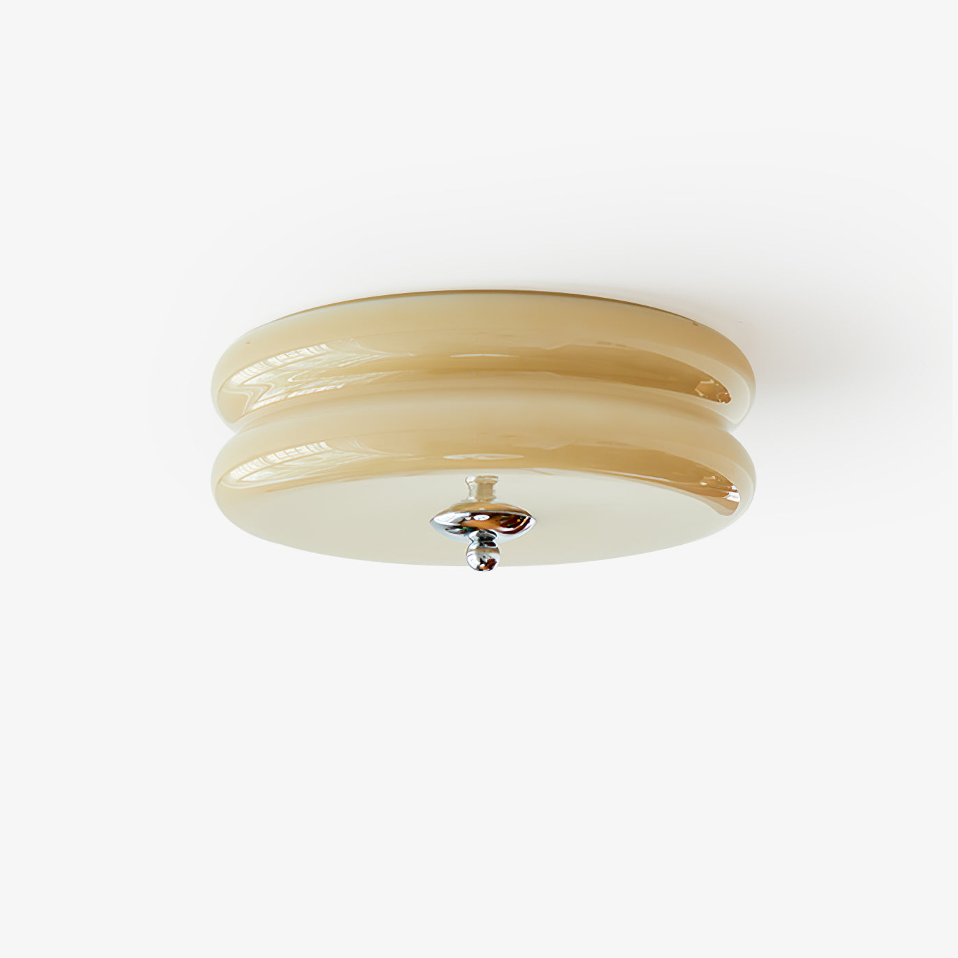 Art Deco Vintage Plafondlamp met Geïntegreerde LED – Handgemaakt voor Slaapkamer en Woonkamer 1