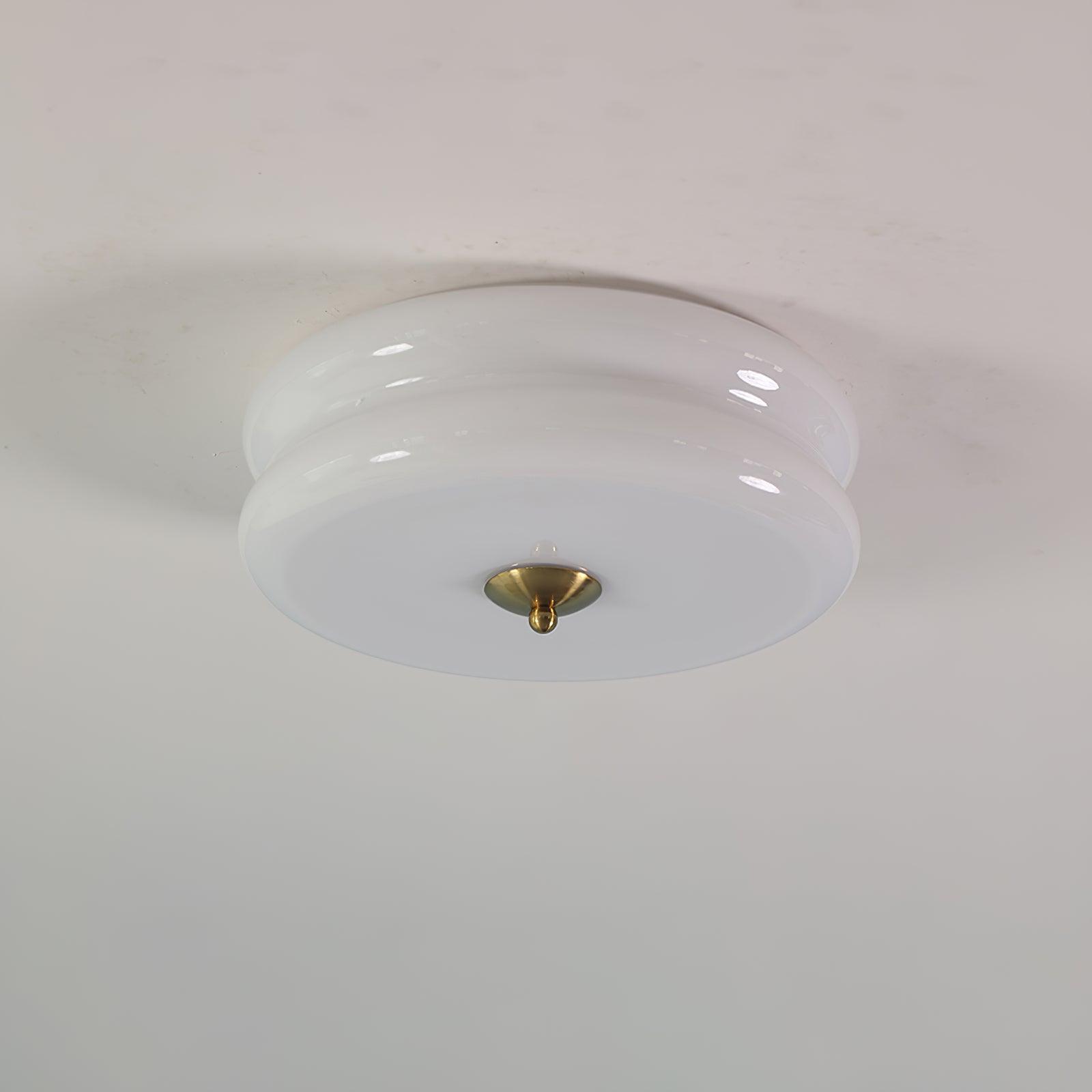 Art Deco Vintage Plafondlamp met Geïntegreerde LED – Handgemaakt voor Slaapkamer en Woonkamer 12