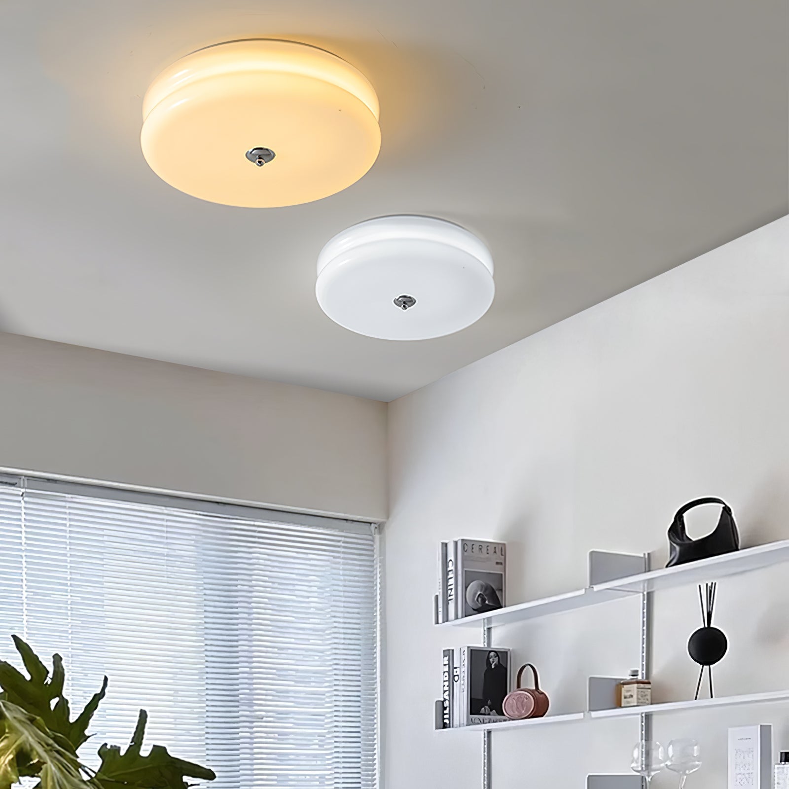 Art Deco Vintage Plafondlamp met Geïntegreerde LED – Handgemaakt voor Slaapkamer en Woonkamer 4