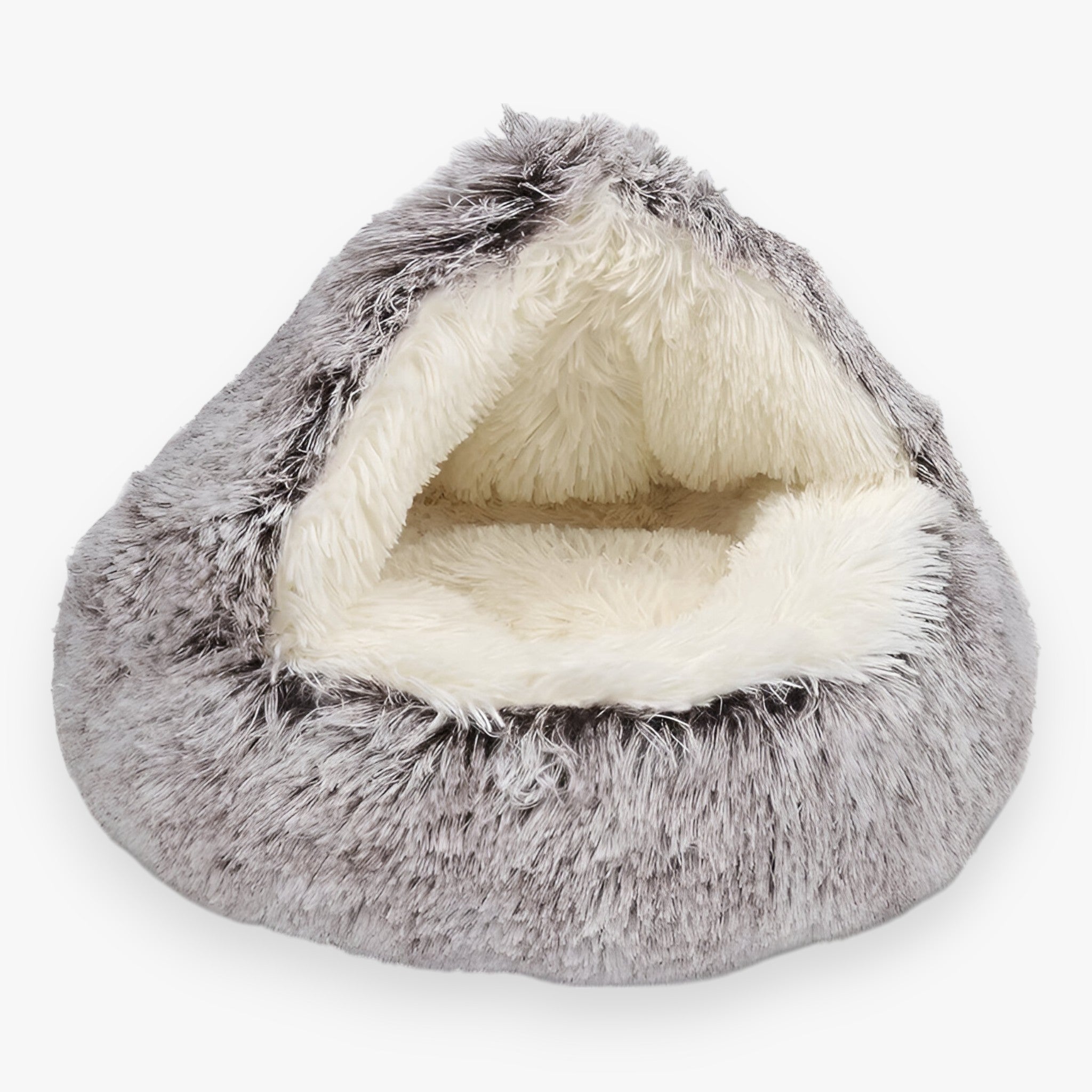 Fluwelen Huisdierenbed met Antislipbodem en Machinewasbare Hoes 0