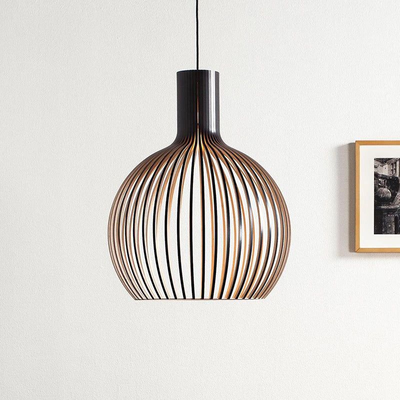 Handgemaakte Houten Hanglamp voor Woonkamer, Eettafel of Slaapkamer – Unieke Verlichting 4