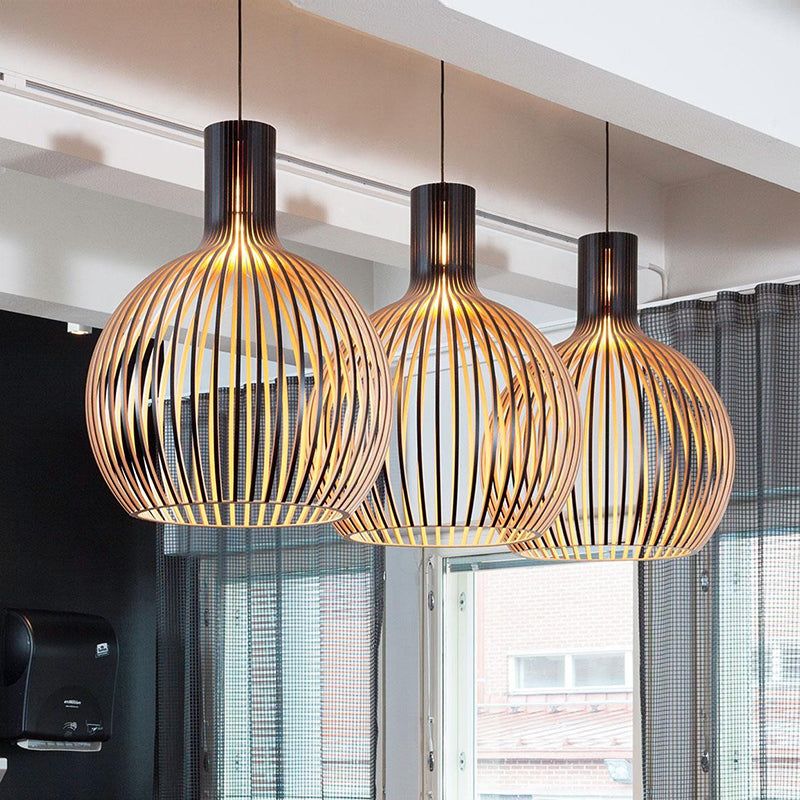 Handgemaakte Houten Hanglamp voor Woonkamer, Eettafel of Slaapkamer – Unieke Verlichting 7