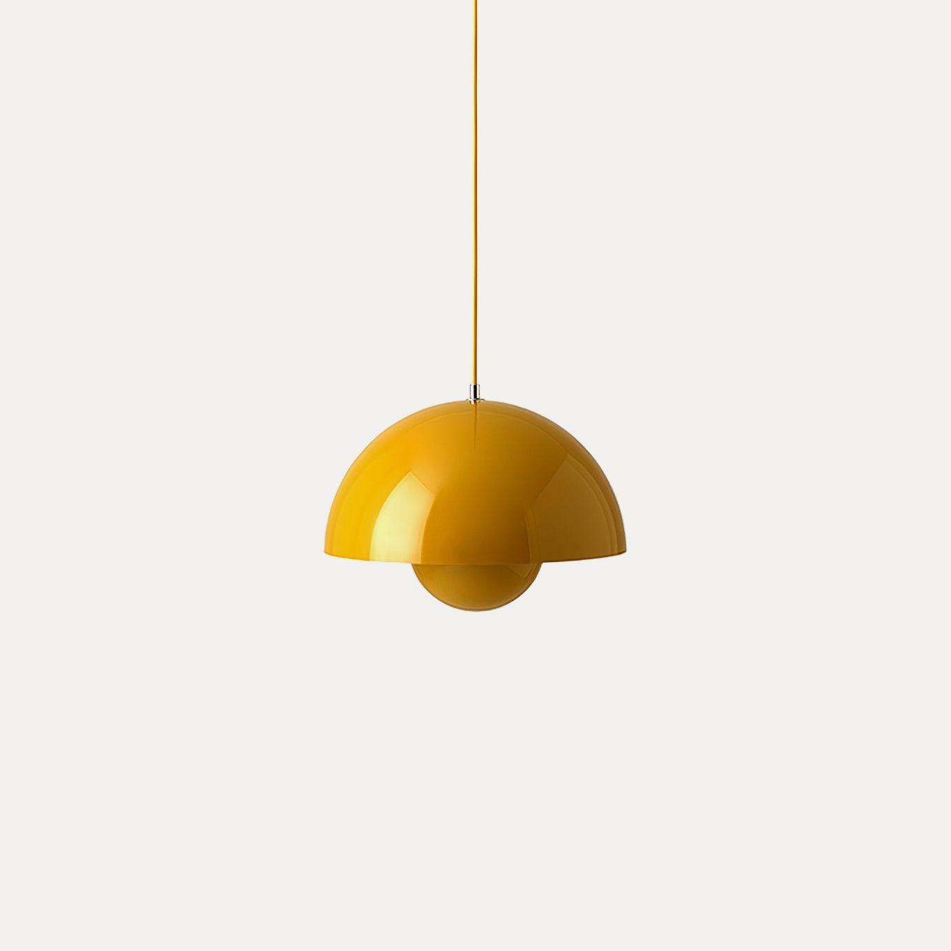 Hanglamp met Geometrische Hemisferische Tint – Stijlvolle Woonkamer Eettafel Lamp voor Binnen 11