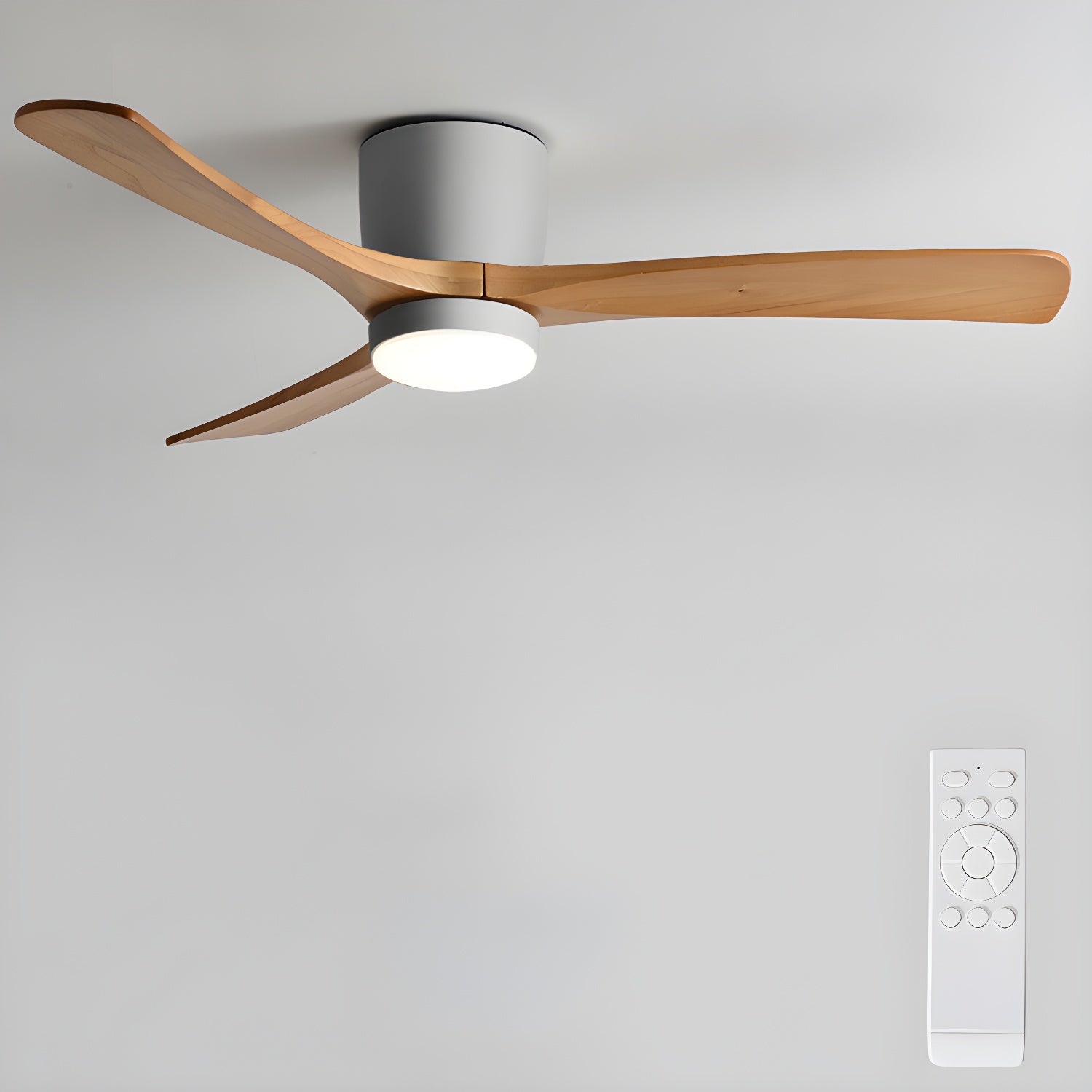 Houten Plafondventilator met Verlichting en Afstandsbediening – 42 en 48 Maten 10
