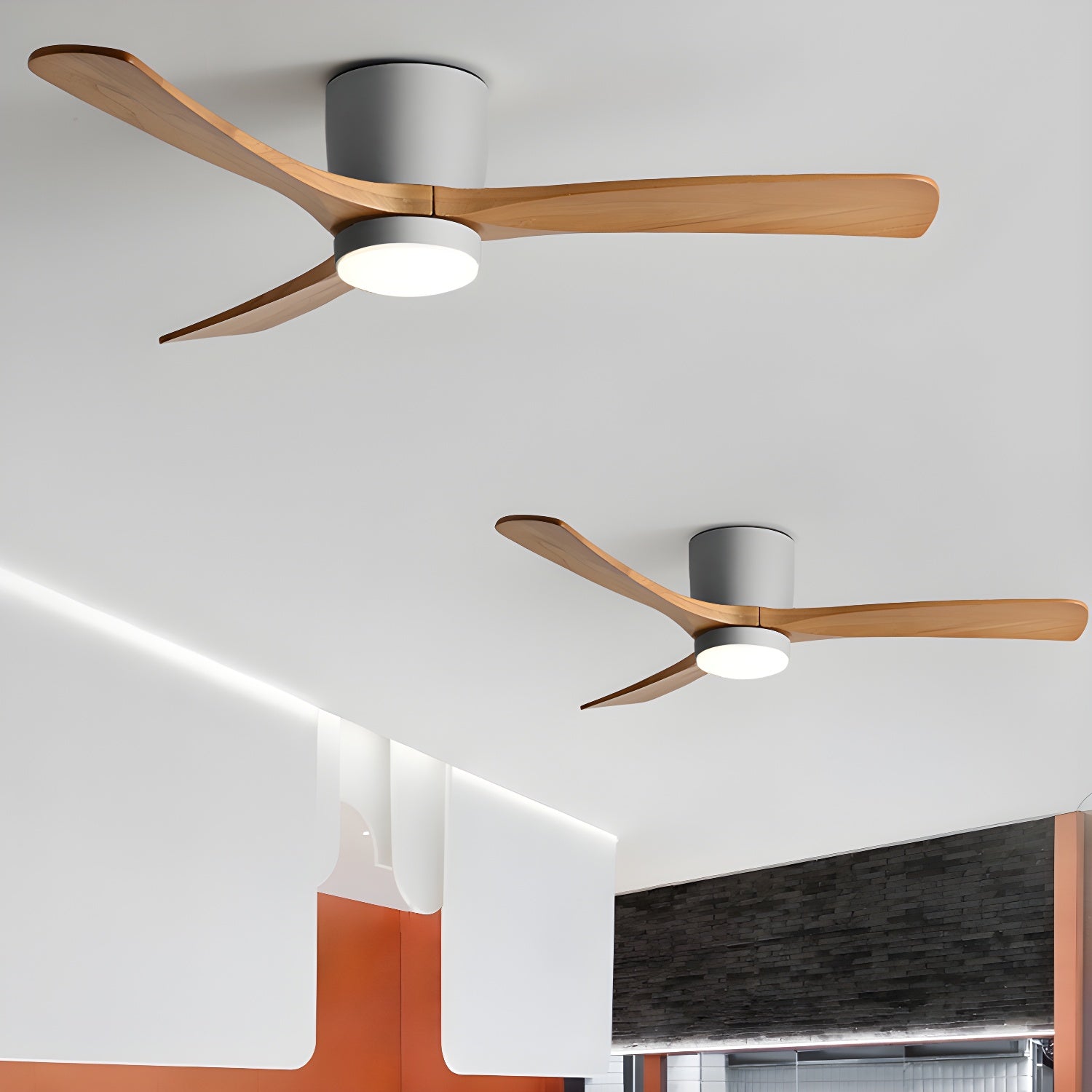 Houten Plafondventilator met Verlichting en Afstandsbediening – 42 en 48 Maten 2