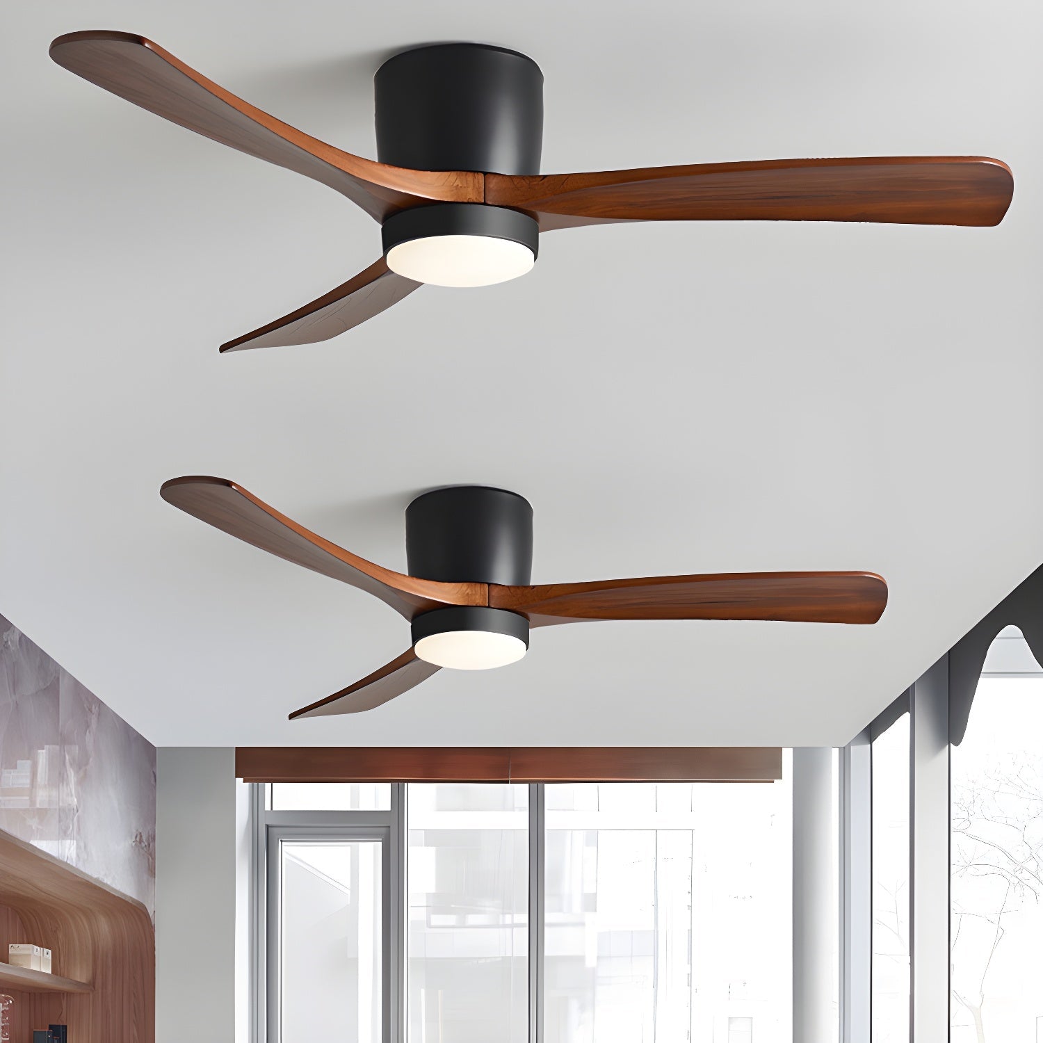 Houten Plafondventilator met Verlichting en Afstandsbediening – 42 en 48 Maten 4