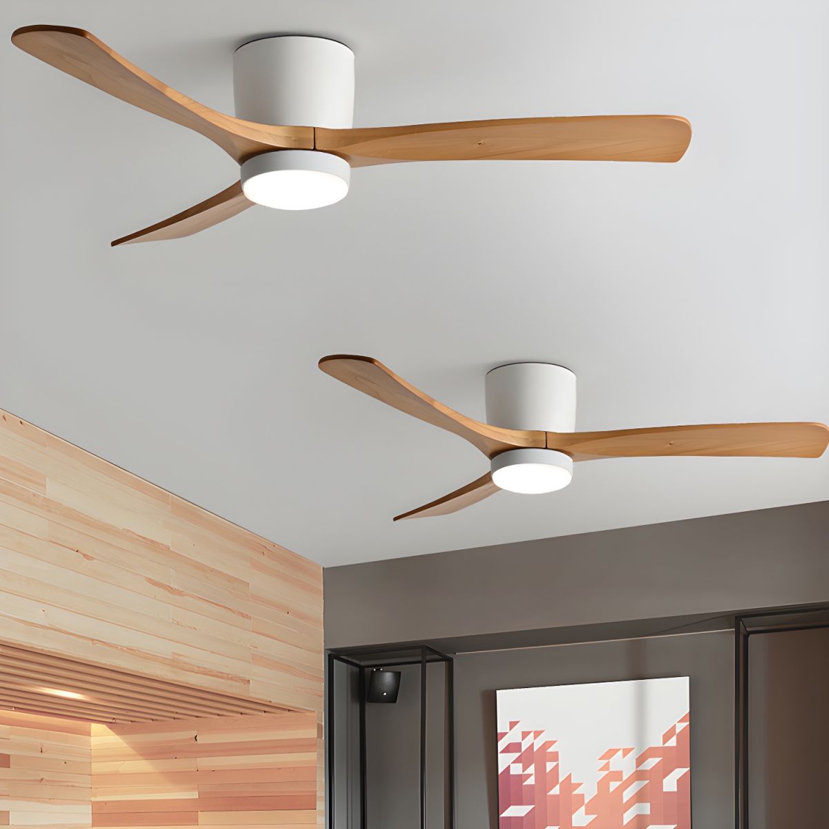 Houten Plafondventilator met Verlichting en Afstandsbediening – 42 en 48 Maten 5