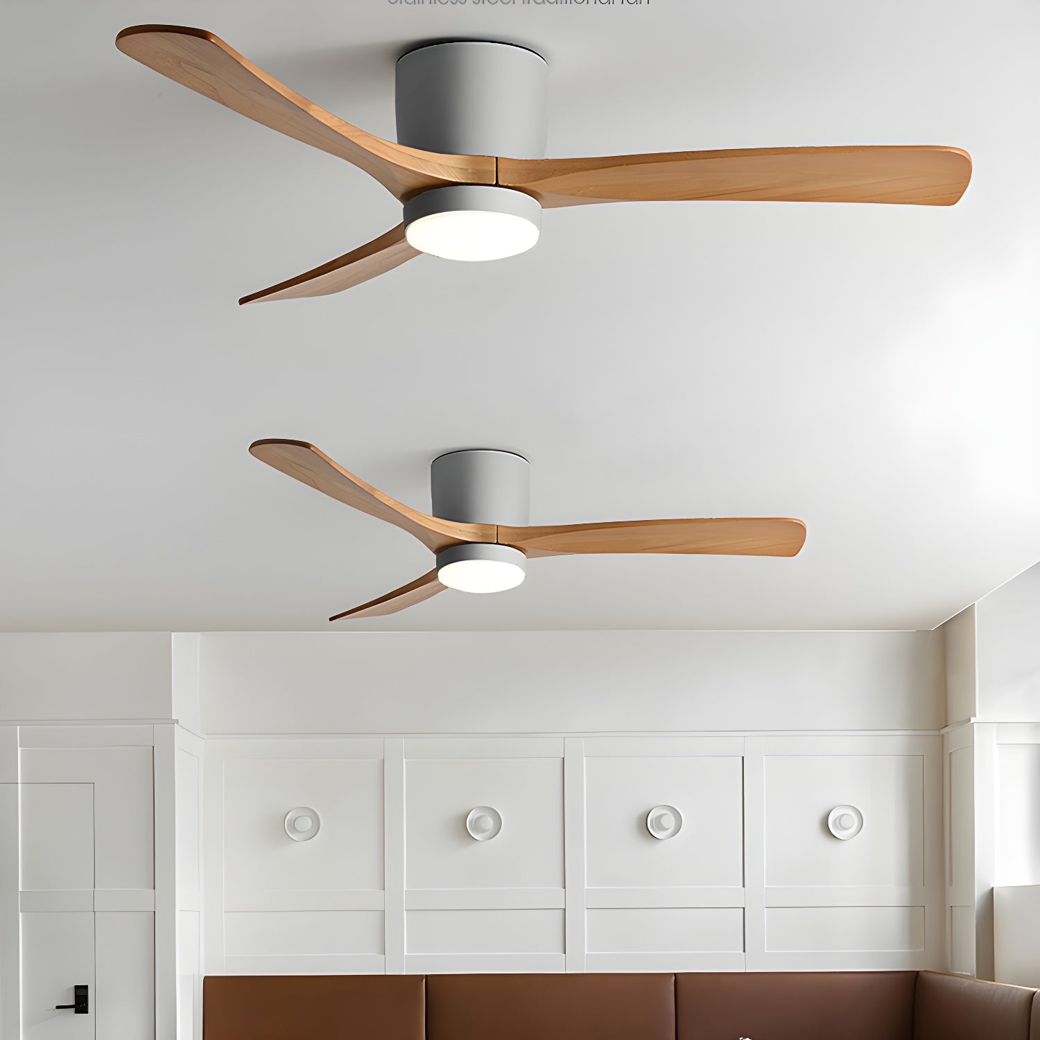 Houten Plafondventilator met Verlichting en Afstandsbediening – 42 en 48 Maten 7