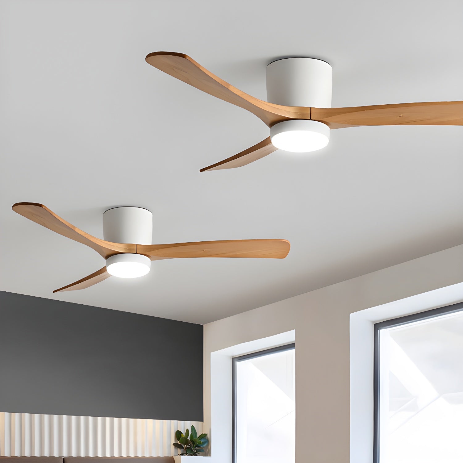 Houten Plafondventilator met Verlichting en Afstandsbediening – 42 en 48 Maten 8