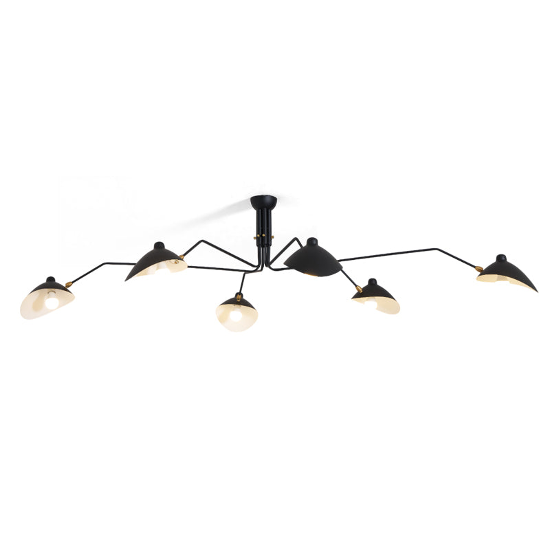 Industriele Hanglamp met 3 of 6 Armen – Unieke Eetkamer en Woonkamer Lamp voor Binnenruimtes 11
