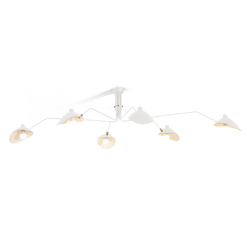 Industriele Hanglamp met 3 of 6 Armen – Unieke Eetkamer en Woonkamer Lamp voor Binnenruimtes 9
