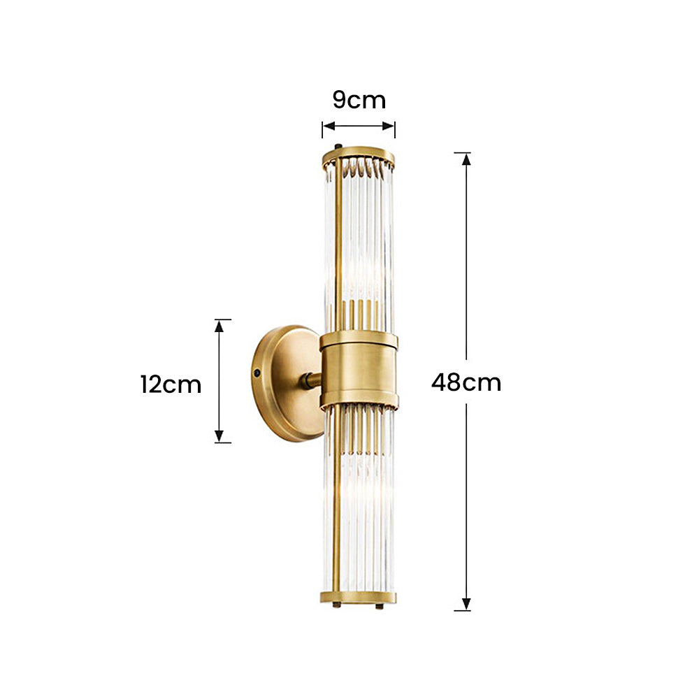 Luxe Gouden Wandlamp voor Badkamer - Elegante Muurlamp met Verfijnde Afwerking 7
