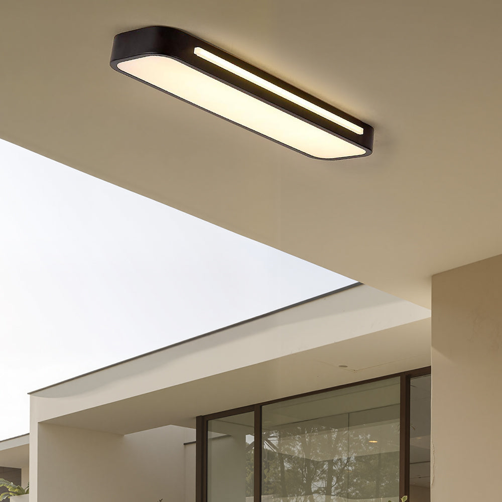 Minimalistisch Lineair LED Plafondlicht met Aanpasbare Maten en Warm Witte Verlichting 8