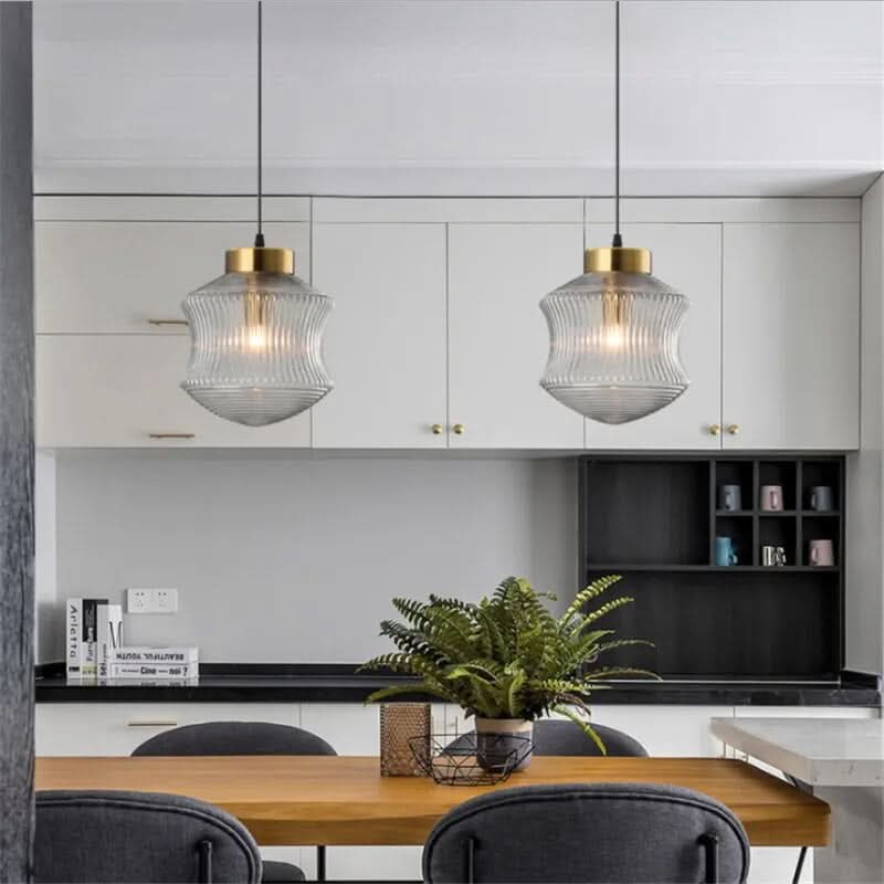 Moderne Hanglamp met Glas en LED Verlichting voor Woonkamer en Eettafel 2