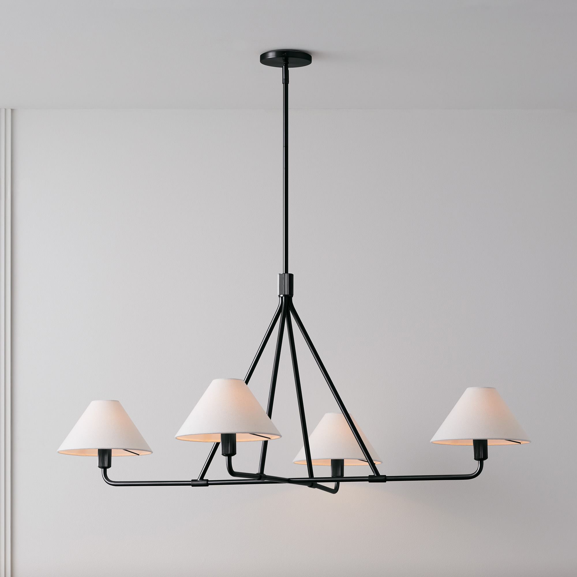 Moderne Kroonluchter Beatrix met Verstelbare Hoogte en LED Verlichting voor Binnengebruik 3