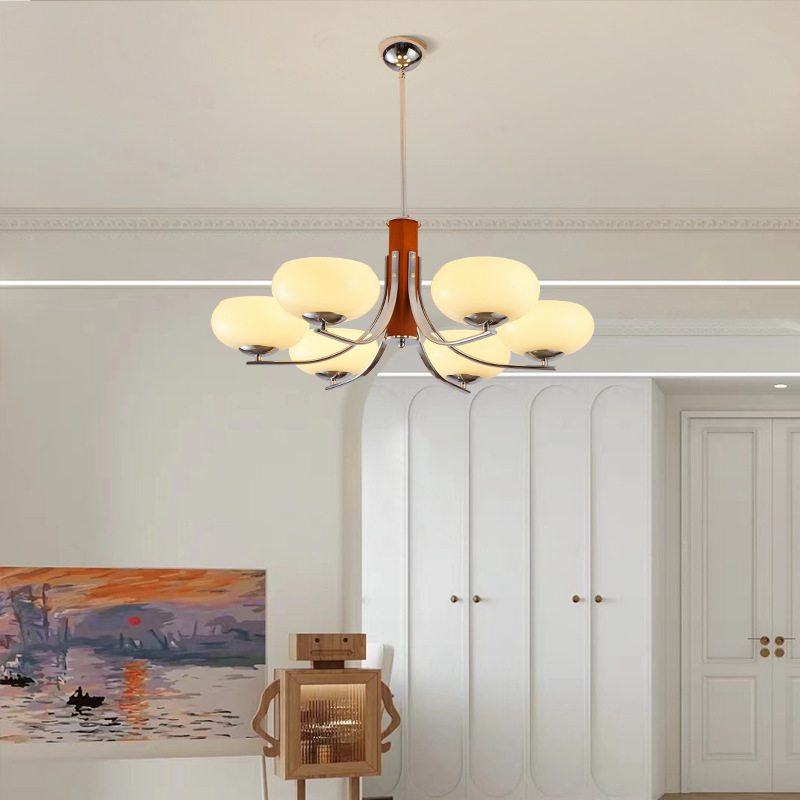Moderne Kroonluchter met 3 of 5 Lichten – Minimalistisch Ontwerp voor Woonkamer en Eetkamer 2