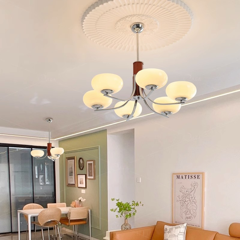 Moderne Kroonluchter met 3 of 5 Lichten – Minimalistisch Ontwerp voor Woonkamer en Eetkamer 3
