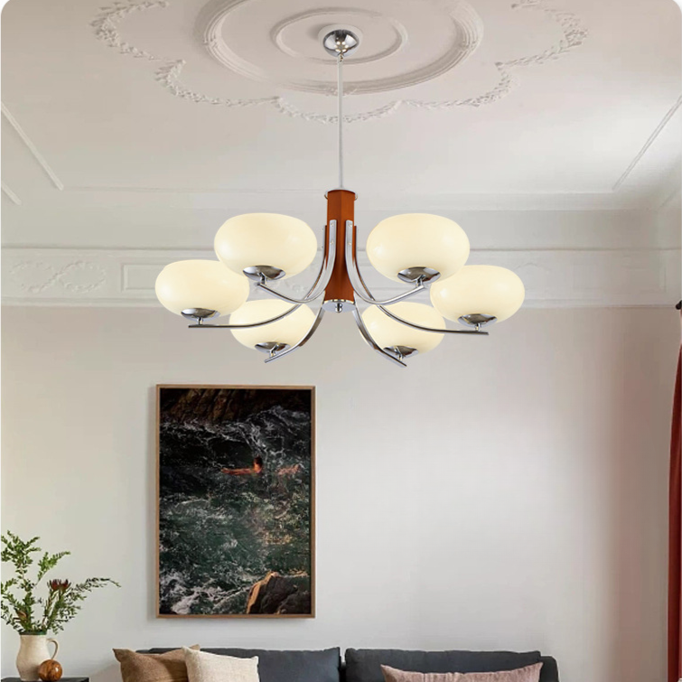 Moderne Kroonluchter met 3 of 5 Lichten – Minimalistisch Ontwerp voor Woonkamer en Eetkamer 6