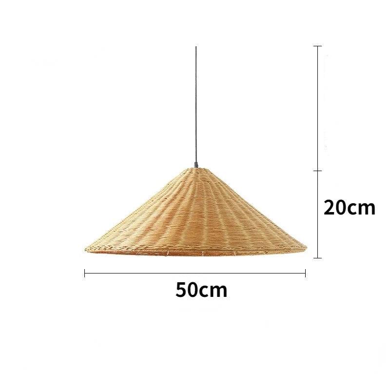 Moderne Kroonluchter van Bamboe en Rattan - Natuurlijke Elegantie voor Elke Ruimte 11