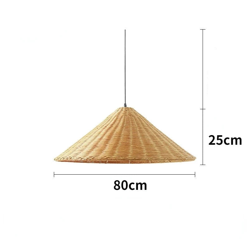 Moderne Kroonluchter van Bamboe en Rattan - Natuurlijke Elegantie voor Elke Ruimte 15