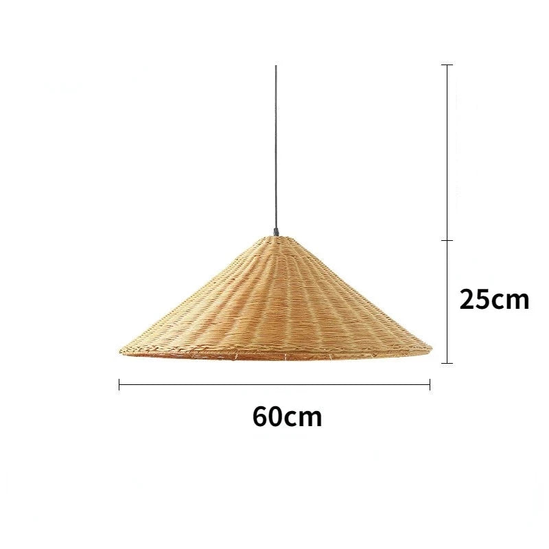 Moderne Kroonluchter van Bamboe en Rattan - Natuurlijke Elegantie voor Elke Ruimte 9