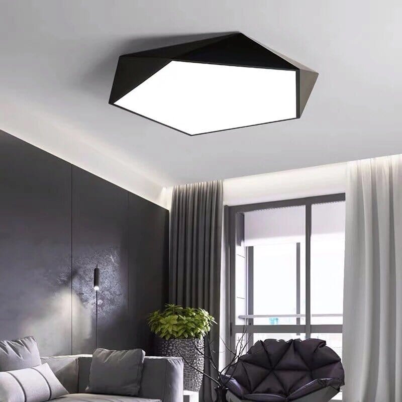 Moderne Plafondlamp Dimbaar LED Geometrisch Ontwerp voor Slaapkamer en Woonkamer 3