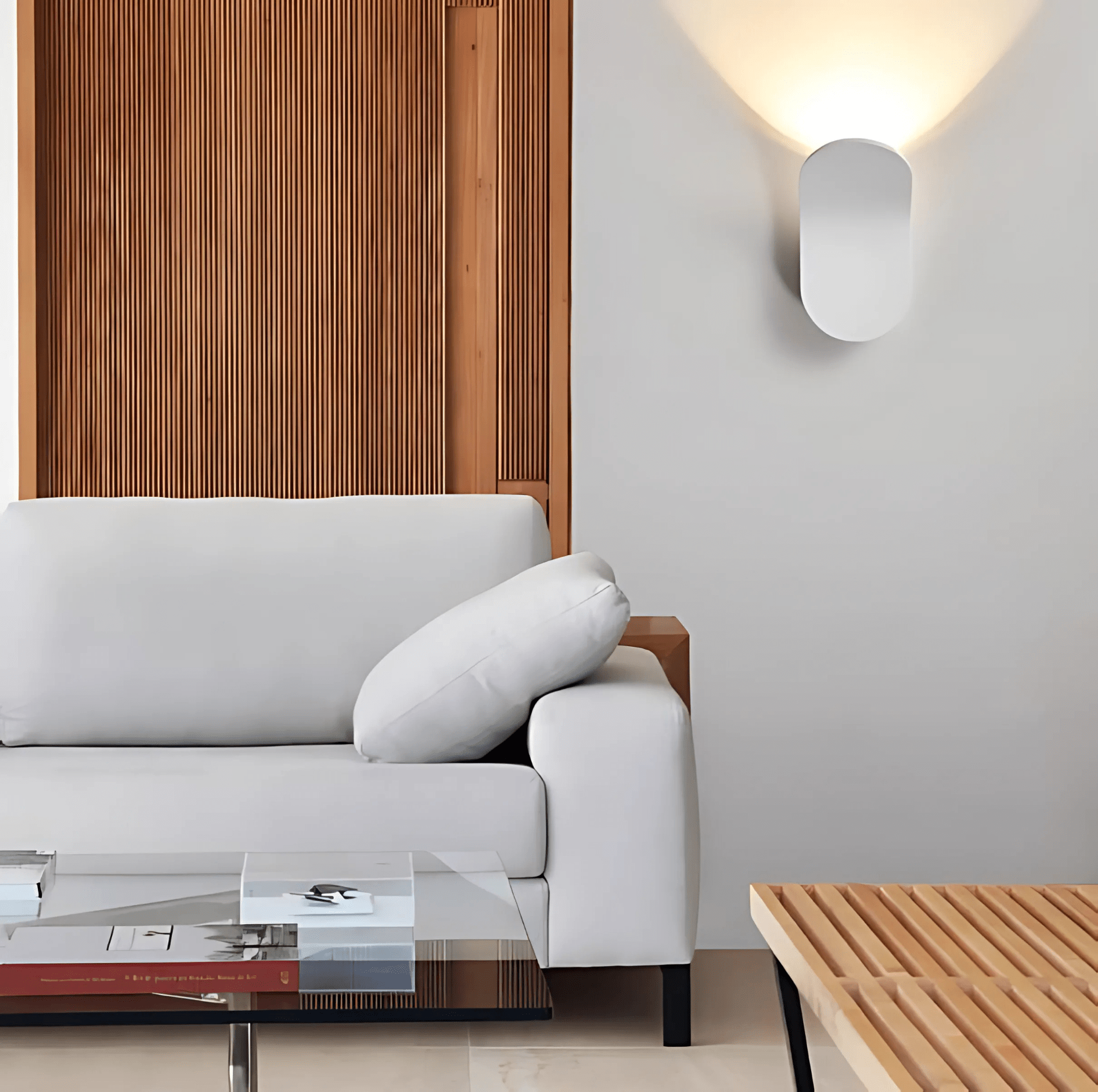 Moderne Wandlamp Zwart met Gebogen Metaal en LED Verlichting voor Binnen - Kallio Design 3