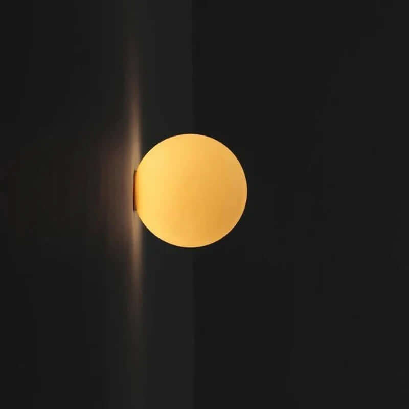 Moderne Wandlamp van Melkglas met Cirkelvormig Ontwerp voor Binnenverlichting – Zachte Verlichting 2