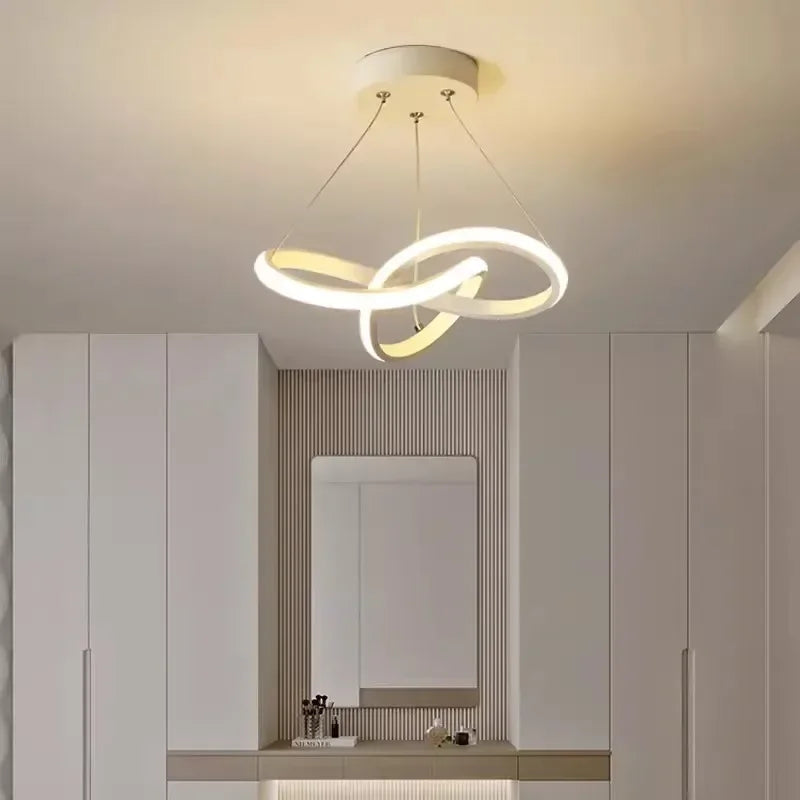Moderne Zwarte LED Plafondlamp met Afstandsbediening voor Slaapkamer en Woonkamer 2