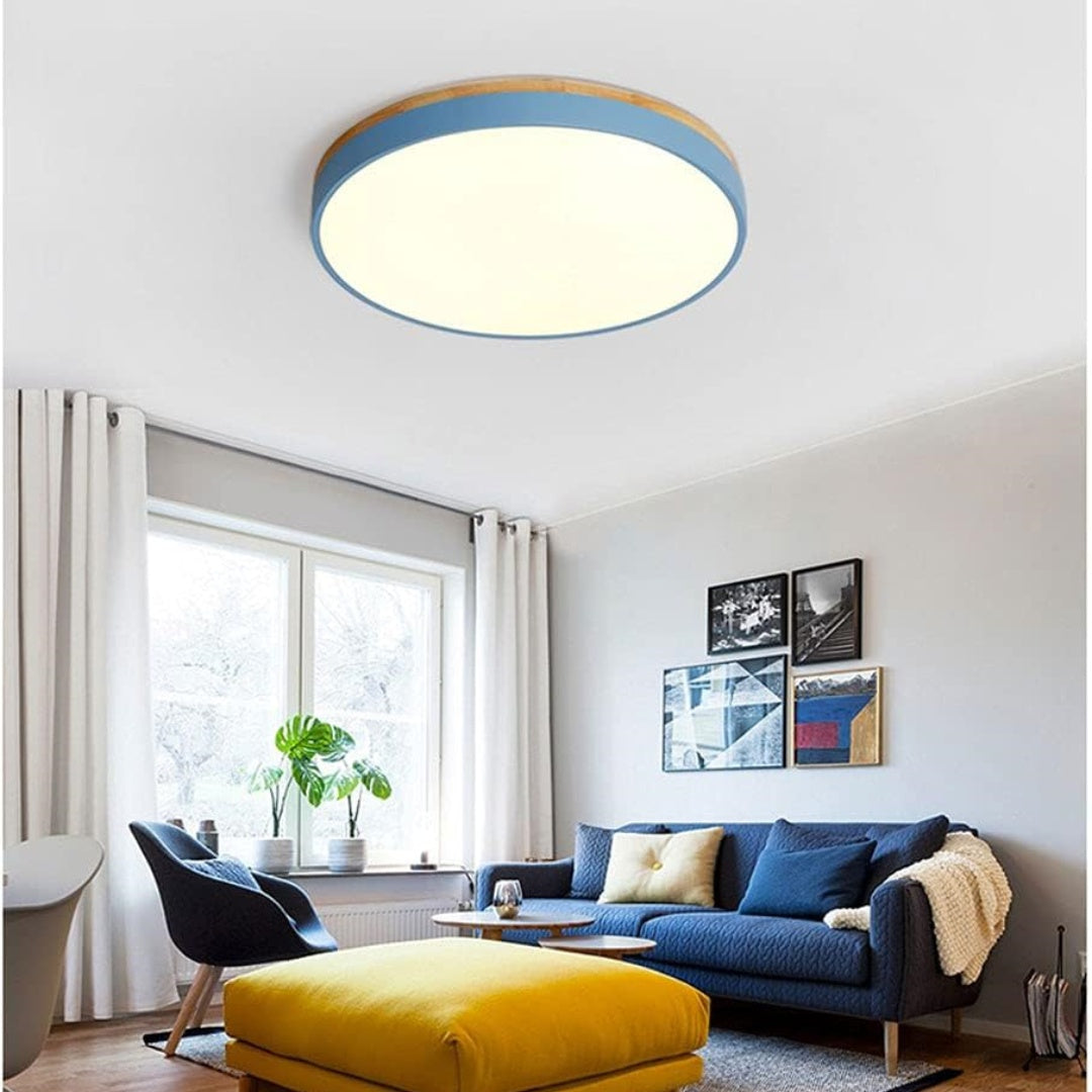 Natuurlijke Plafondlamp met Warm LED Licht voor Slaapkamer – Diverse Maten Verkrijgbaar 10