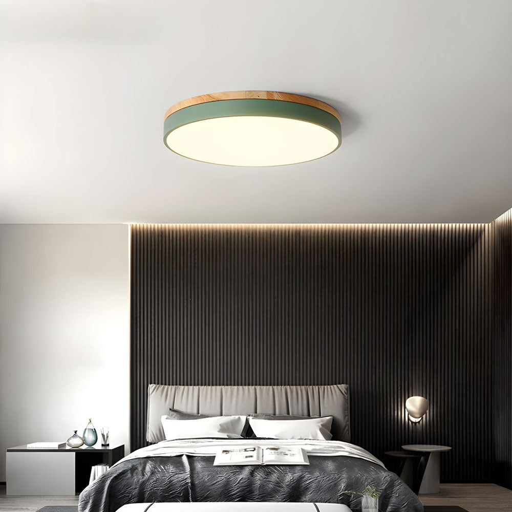 Natuurlijke Plafondlamp met Warm LED Licht voor Slaapkamer – Diverse Maten Verkrijgbaar 15