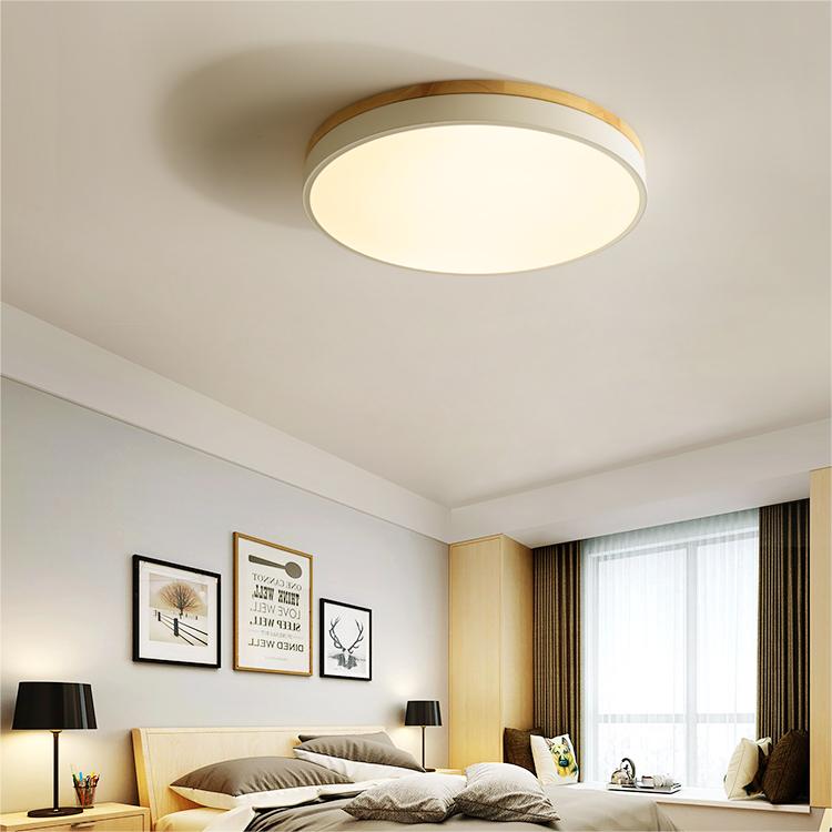 Natuurlijke Plafondlamp met Warm LED Licht voor Slaapkamer – Diverse Maten Verkrijgbaar 6