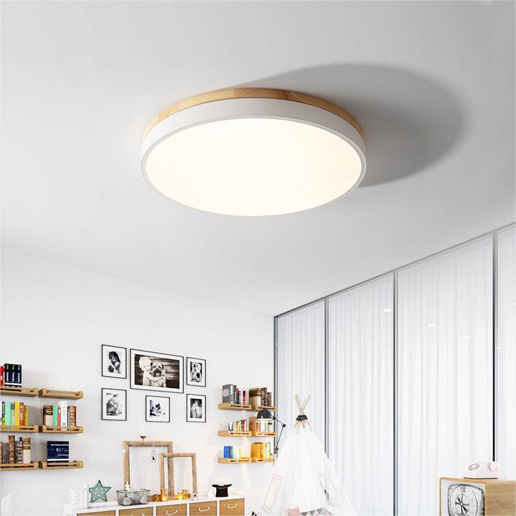 Natuurlijke Plafondlamp met Warm LED Licht voor Slaapkamer – Diverse Maten Verkrijgbaar 7