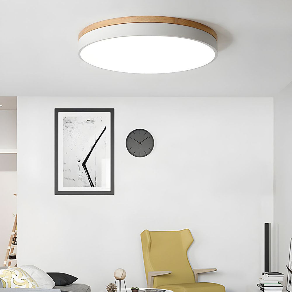 Natuurlijke Plafondlamp met Warm LED Licht voor Slaapkamer – Diverse Maten Verkrijgbaar 8