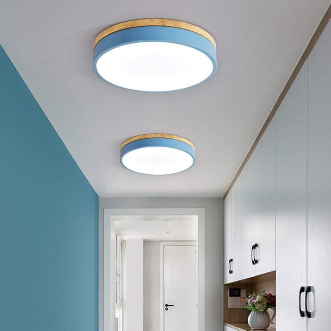 Natuurlijke Plafondlamp met Warm LED Licht voor Slaapkamer – Diverse Maten Verkrijgbaar 9