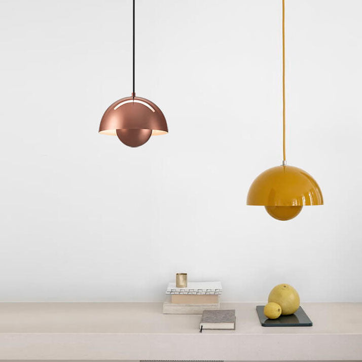 Noordse Hanglamp voor Eettafel en Woonkamer – Semicircle Koepel Lamp met Verstelbare Lengte 6