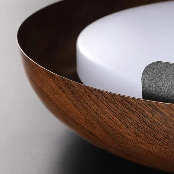 Noordse Minimalistische Houten Plafondlamp – LED Plafonniere voor Slaapkamer en Woonkamer 6