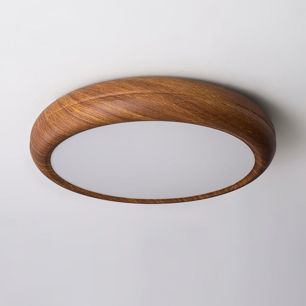 Plafondlamp met Houtnerf en Scandinavische Acrylafwerking voor Slaapkamer en Woonkamer 0