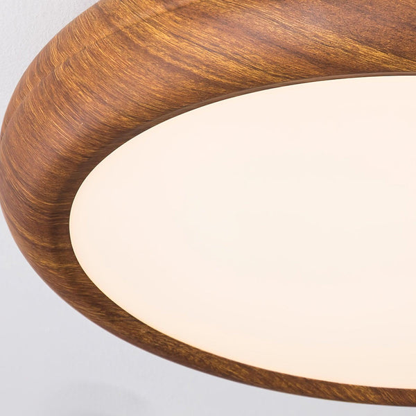Plafondlamp met Houtnerf en Scandinavische Acrylafwerking voor Slaapkamer en Woonkamer 3