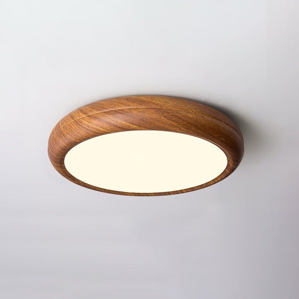 Plafondlamp met Houtnerf en Scandinavische Acrylafwerking voor Slaapkamer en Woonkamer 5