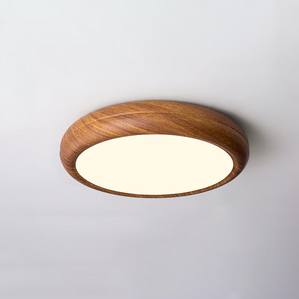 Plafondlamp met Houtnerf en Scandinavische Acrylafwerking voor Slaapkamer en Woonkamer 8
