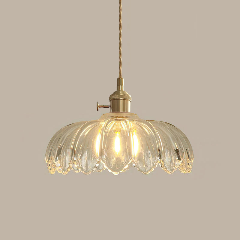 Retro Hanglamp voor Woonkamer en Eetkamer – Elegante Petal Lamp van Metaal en Glas 11