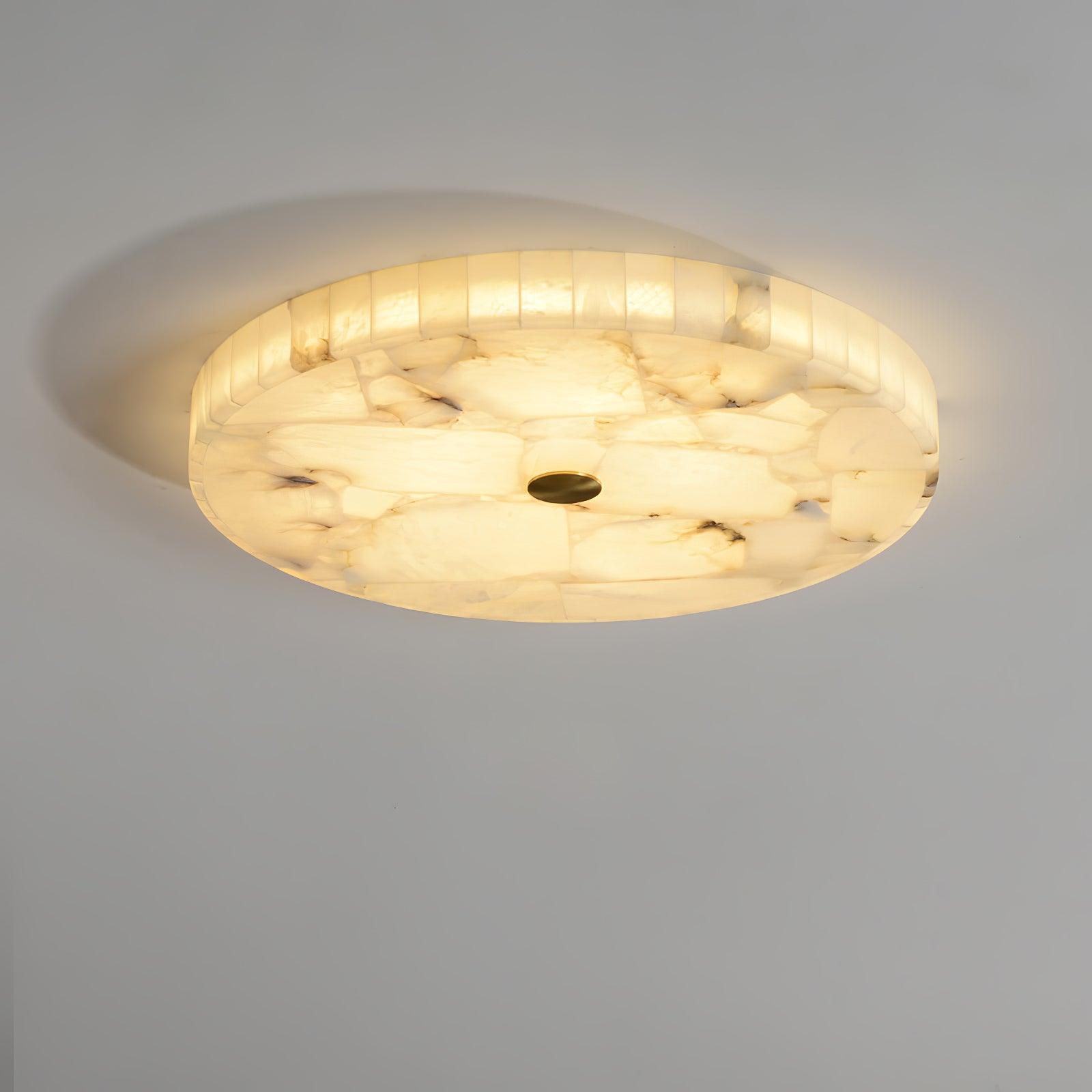 Ronde Albast Plafondlamp met Geïntegreerde LED voor Slaapkamer en Woonkamer – Modern Design 5