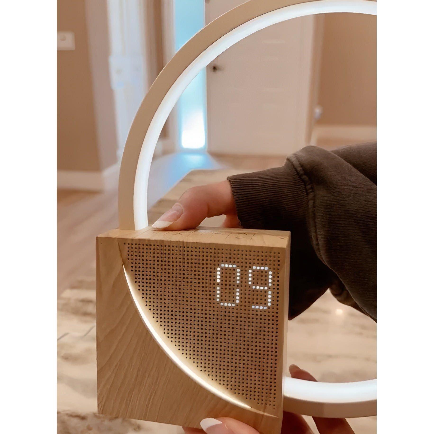 Slimme Snooze Wecker met Zonsopgangsimulatie en Dimbare LED Nachtlamp voor Slaapkamer 2