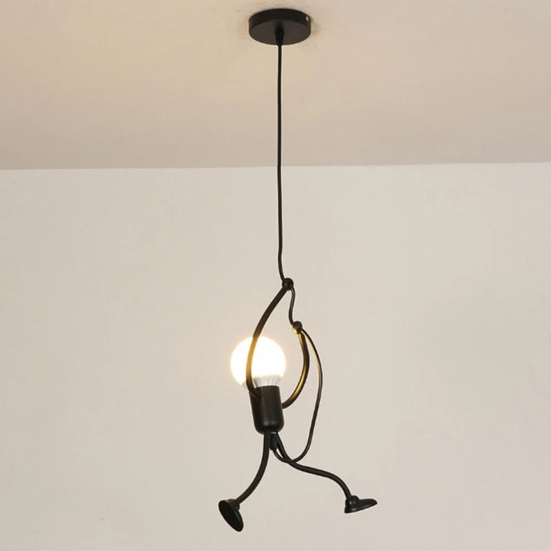 Speelse Hanglamp met Warm Licht voor Woonkamer en Slaapkamer Decor 0