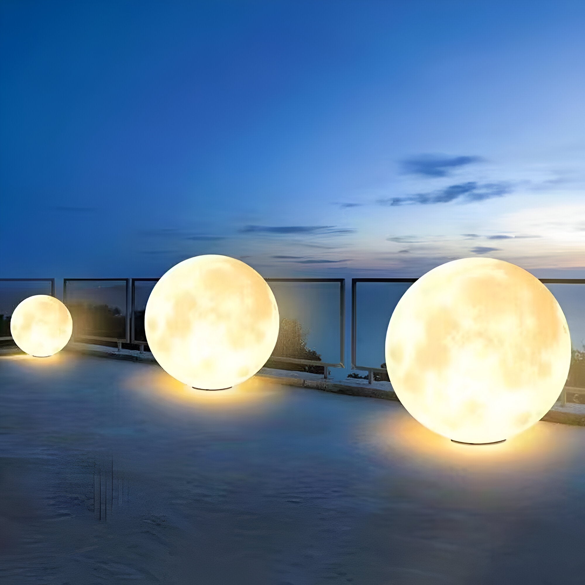 Tuinverlichting met Maanontwerp en Efficiënte Solar LED Technologie 5