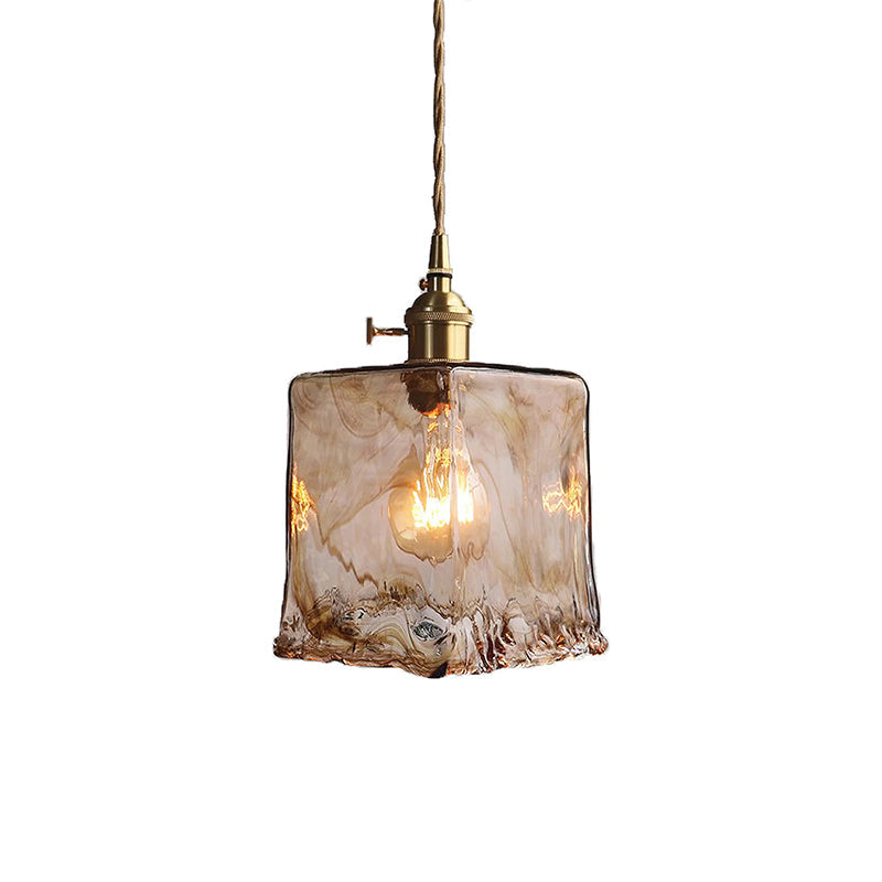 Vintage Hanglamp van Messing en Glas voor Woonkamer, Eetkamer of Slaapkamer – Stijlvolle Binnenverlichting 10