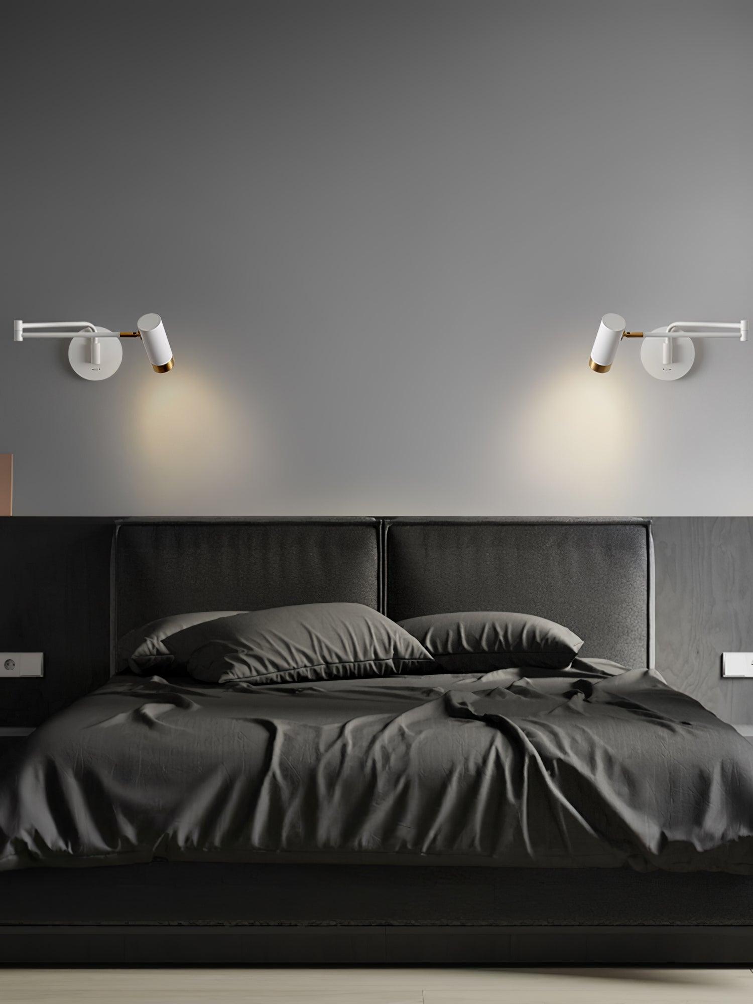Vintage Wandlamp Zwart met Verstelbare Arm en E27 Fitting – Metaal en LED Voor Binnen 6