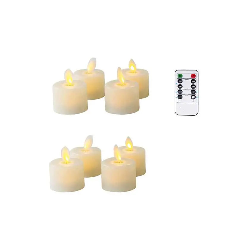 Vlamvrij LED Licht met Afstandsbediening en Fladderend Effect – Ideaal voor Woningdecoratie 7
