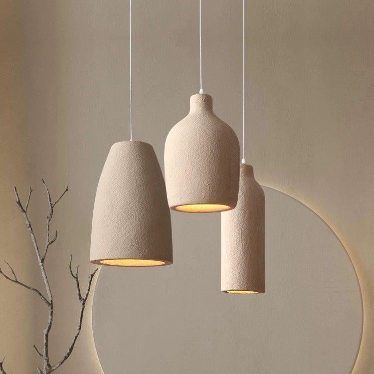 Wabi Sabi Hanglamp in Wijnflesvorm voor Woonkamer, Eetkamer en Slaapkamer – Stijlvolle Binnenverlichting 2